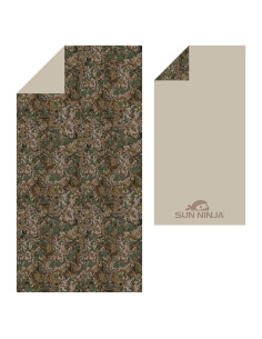 Toalla de Playa Microfibra Sun Ninja Camo 160x81 cm Secado Rápido