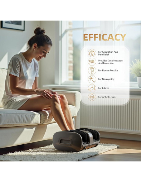Masajeador de pies SUMELL con calor y hielo - Shiatsu profundo