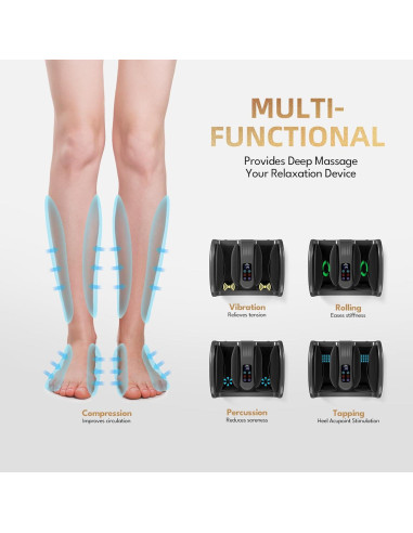 Masajeador de pies SUMELL con calor y hielo - Shiatsu profundo