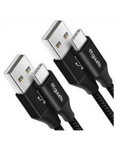 Cable USB A a USB C Trenzado etguuds 15 pies 2-Pack Carga Rápida
