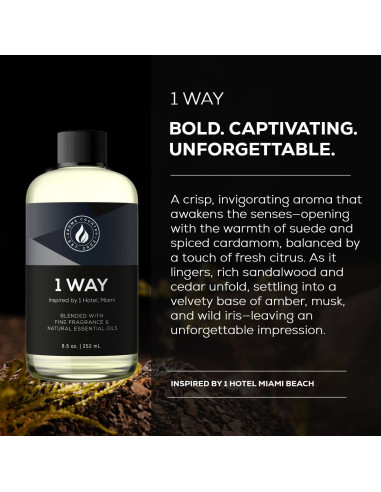 Aceite Difusor Aroma Country Santal 118 ml - Fragancia Premium