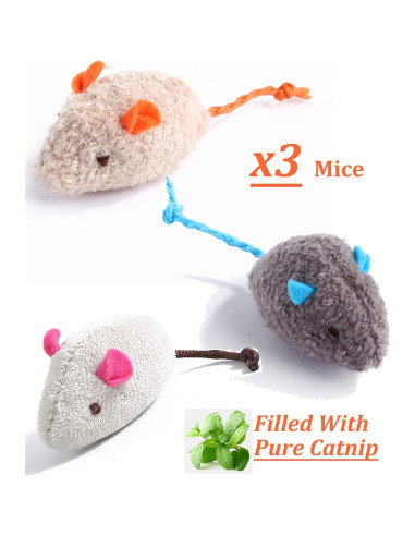 Paquete de 12 Juguetes de Hierba Gatera Kidpet - Orgánicos y Seguros