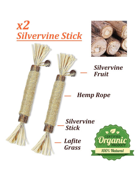 Paquete de 12 Juguetes de Hierba Gatera Kidpet - Orgánicos y Seguros