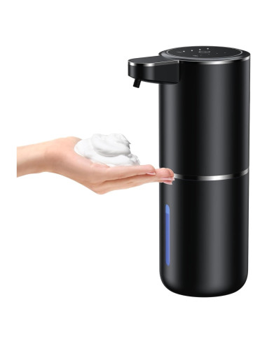 Dispensador Automático de Jabón Espumoso Fantictas 380ml Negro