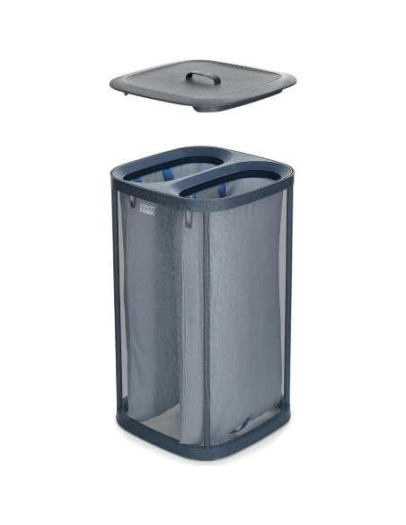 Cesto de Ropa Joseph Joseph 60L con Tapa y 2 Bolsas Removibles