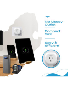 Adaptador de Viaje Ceptics Tipo M Sudáfrica 5 Entradas USB-C 2