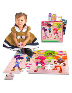 Rompecabezas de Piso Fresa 36 Piezas para Niños 3 a 5 Años