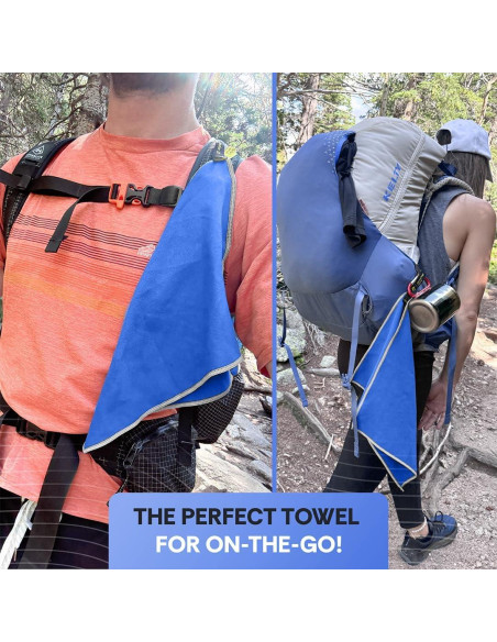 Toalla de Microfibra Elite Trail Magic BPUL Azul 32x25 cm Toalla de Microfibra Elite Trail Magic BPUL Azul 32x25 cm
