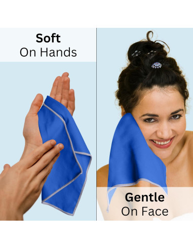 Toalla de Microfibra Elite Trail Magic BPUL Azul 32x25 cm