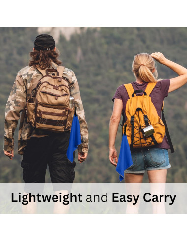 Toalla de Microfibra Elite Trail Magic BPUL Azul 32x25 cm