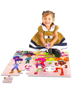 Rompecabezas de Piso Fresa 36 Piezas para Niños 3 a 5 Años 2