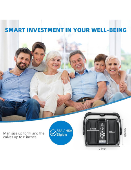 Masajeador de Pies Shiatsu CARESKYpro FM901 con Calor