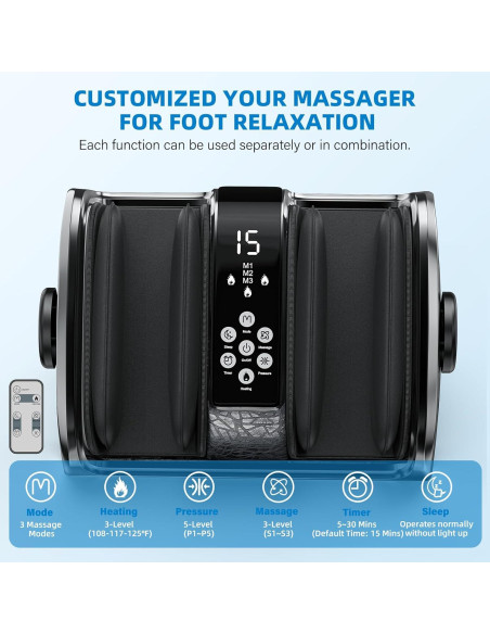 Masajeador de Pies Shiatsu CARESKYpro FM901 con Calor