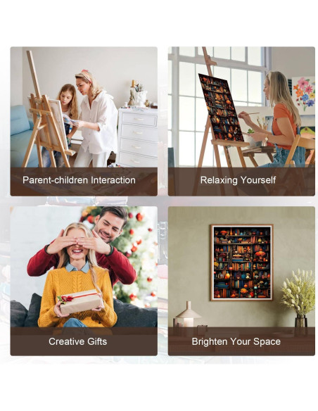 Kit de Pintura por Números HITIRECOVI 40.64x50.8cm Adultos