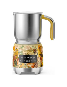 Espumador de Leche Hazel Quinn 400ml, 5 Funciones, Acero Inoxidable