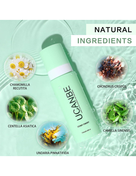 Spray Fijador de Maquillaje UCANBE 100 ml Brillante Hidratante