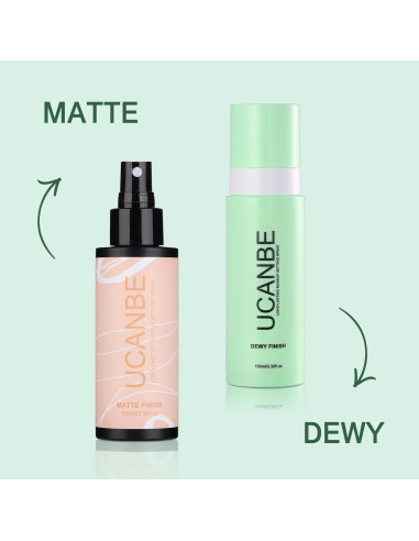 Spray Fijador de Maquillaje UCANBE 100 ml Brillante Hidratante