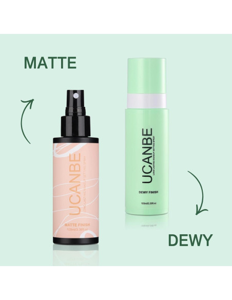 Spray Fijador de Maquillaje UCANBE 100 ml Brillante Hidratante