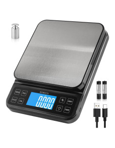 Balanza de Cocina BOMATA B613 5kg Alta Precisión LCD Recargable