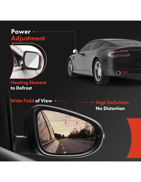 Espejo Retrovisor Eléctrico A-Premium Lado Izquierdo Toyota Corolla 2014-2019