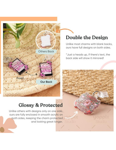 9 Accesorios para E-Reader YOPPIX, Tapones de Polvo Tipo C Cristiano