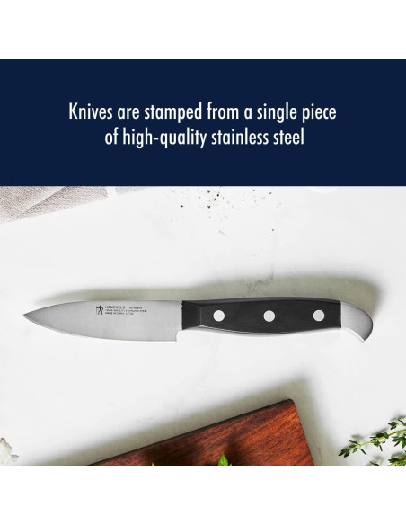 Cuchillo de Pelar HENCKELS 3" Acero Inoxidable Negro