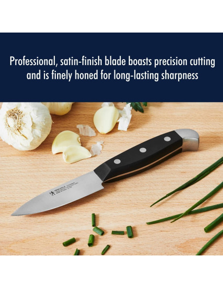 Cuchillo de Pelar HENCKELS 3" Acero Inoxidable Negro