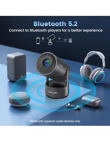 Proyector Portátil Tecaki X5OTD-US con Batería y WiFi