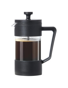 Cafetera Prensa Francesa Oggi 12oz Vidrio Borosilicato Negro