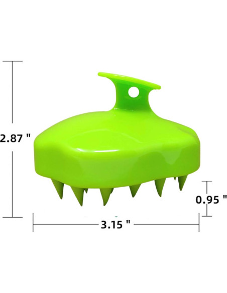 Cepillo de Masaje para Cuero Cabelludo Blond Forte Verde