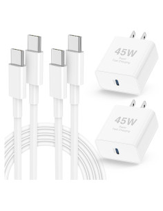 Cargador Rápido 45W USB C para iPhone 17/16/15 y iPad