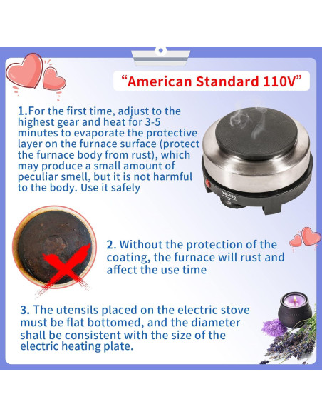 Kit de Fabricación de Velas SAEUYVB con Placa Caliente 900ml