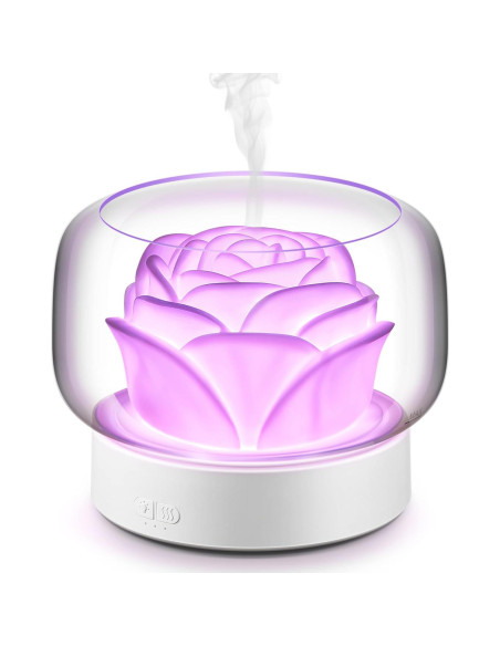 Difusor de Aceites Esenciales SEVEYEE 500ml Aromaterapia LED