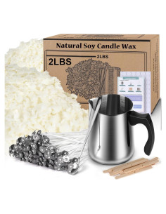 Kit de Fabricación de Velas de Cera de Soja Haccah 0.91 kg