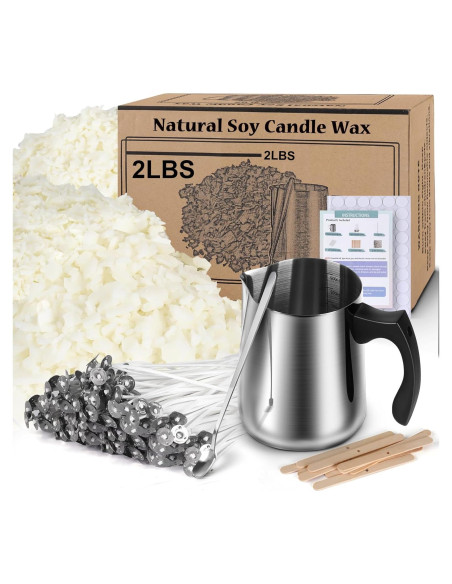 Kit de Fabricación de Velas de Cera de Soja Haccah 0.91 kg