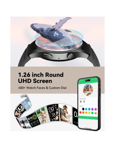 Reloj Inteligente KACUBAKU G65 HD 1.26" IP68 Fitness