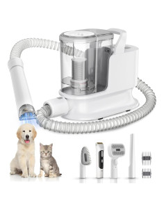 Kit de Aseo para Perros YOOHI con Aspiradora 12KPA 5 Herramientas