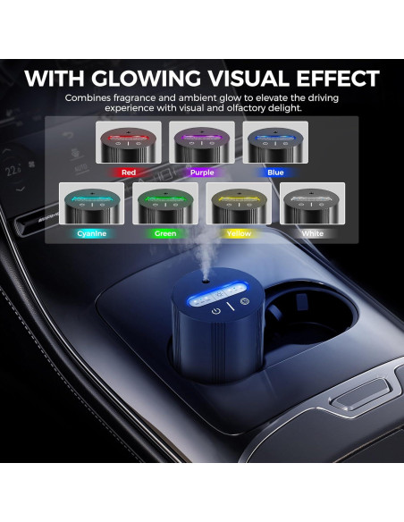 Difusor de Aceite Esencial Sin Agua HGYYGACN 100ml Portátil Difusor de Aceite Esencial Sin Agua HGYYGACN 100ml Portátil