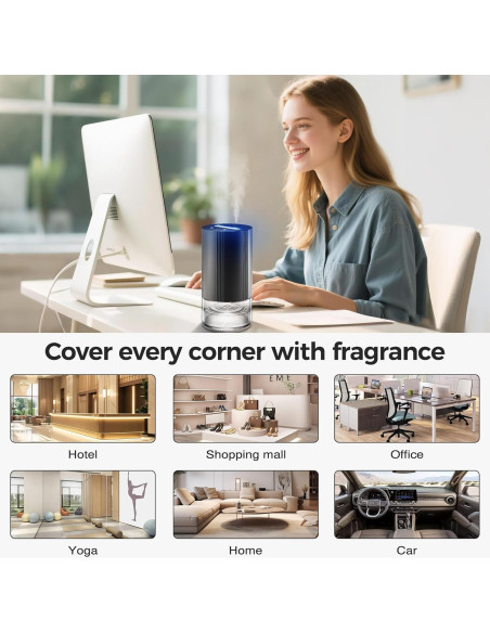 Difusor de Aceite Esencial Sin Agua HGYYGACN 100ml Portátil Difusor de Aceite Esencial Sin Agua HGYYGACN 100ml Portátil
