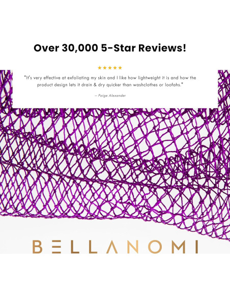 Esponja Exfoliante Africana Bellanomi 114 cm - Limpiador de Espalda