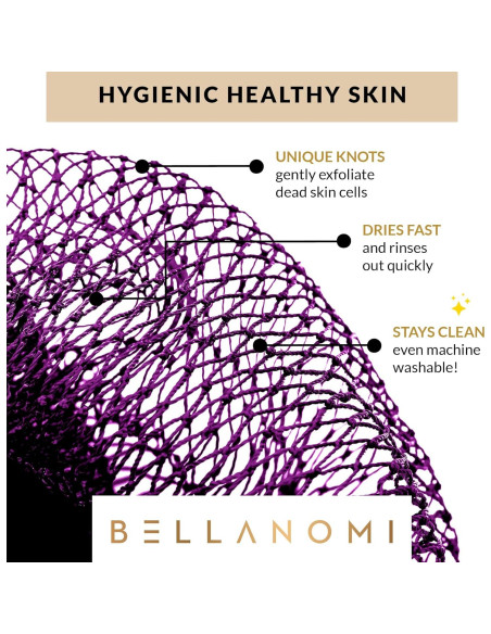 Esponja Exfoliante Africana Bellanomi 114 cm - Limpiador de Espalda