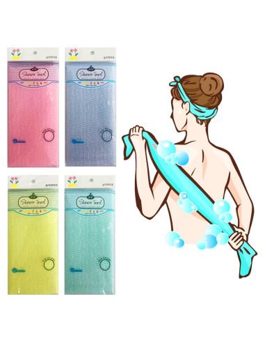 Toalla de Exfoliación NOPIGO para Espalda - 4 Colores, 26 cm