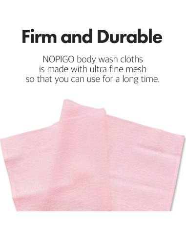Toalla de Exfoliación NOPIGO para Espalda - 4 Colores, 26 cm