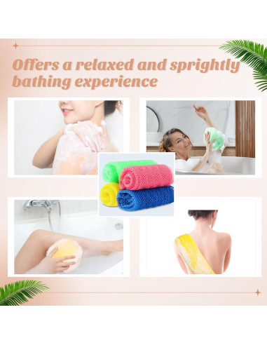 Esponjas Exfoliantes de Red Africana Peryiter 4 Pcs 130 cm