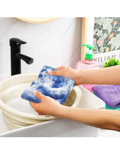 Redes Exfoliantes Corporales Kinlop 6 Pcs Nylon 14x75 cm 2