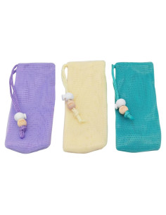 Red de Malla Exfoliante BAMBOEARTH para Ducha - 7.6x3.8cm