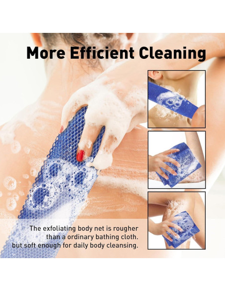 Esponja de Baño Exfoliante Africana Cmetta Rosa 76.2x30.5cm