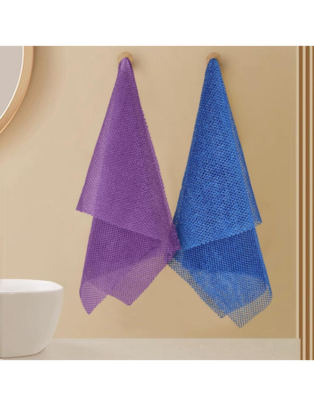 Esponja de Baño Exfoliante Africana Cmetta Rosa 76.2x30.5cm