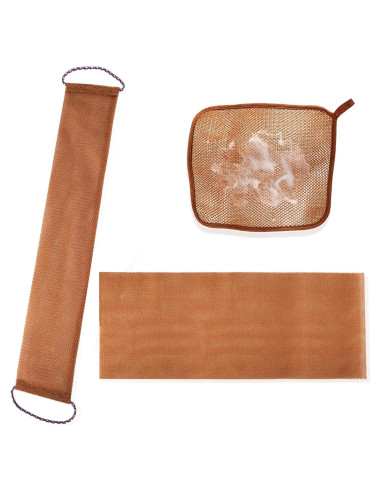 Antallcky 3 Esponjas Exfoliantes Africanas para Baño