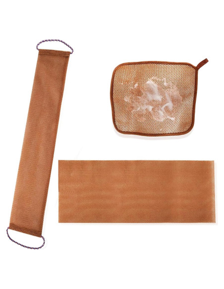 Antallcky 3 Esponjas Exfoliantes Africanas para Baño Antallcky 3 Esponjas Exfoliantes Africanas para Baño